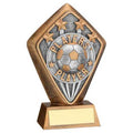 Brz~gold Diamond Holder With Players Player Disc And Plate