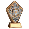 Brz~gold Diamond Holder With Top Goal Scorer Disc And Plate