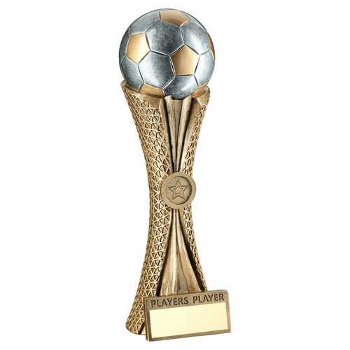 Bz~pw~g Football On Tri Mesh Column With Plate (1in Cen) Players Player