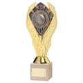 Gold Holder + Player Of The Match Disc & Cream Marble Trophy (1in Cen)