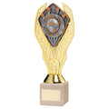 Gold Holder + Thank You Coach Disc & Cream Marble Trophy (1in Cen)