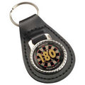 180 Darts Leather Key Fob