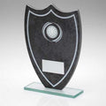 Stone Effect Glass Shield Darts Award