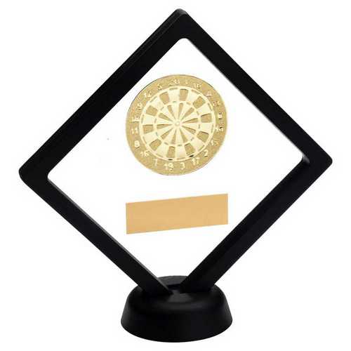 Gold Darts Insert Trophy in Clear Box