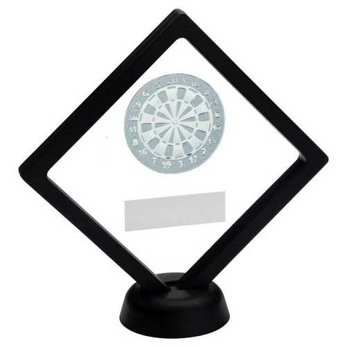 Silver Darts Insert Trophy in Clear Box