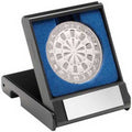 Silver Darts Insert Trophy in Black Box