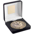 Antique Gold Darts Medallion in Black Velvet Box