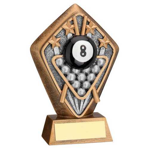 Bronze & gold Diamond Holder With Pool Disc And Plate