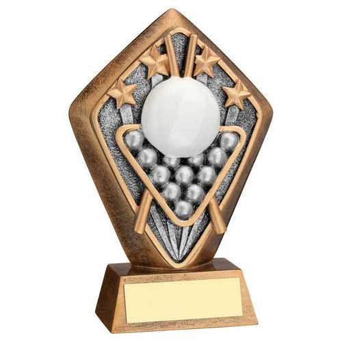 Brz~gold Diamond Holder With Snooker Disc And Plate