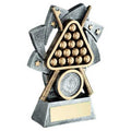 Pew~gold Pool~snooker Star Spiral With Plate (1in Centre)