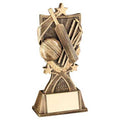 Brz~gold Cricket 3 Star Wreath Series With Plate