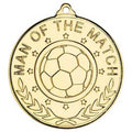 Football Man Of The Match Medal (1in Centre)