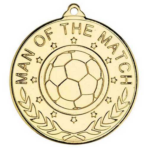 Football Man Of The Match Medal (1in Centre)