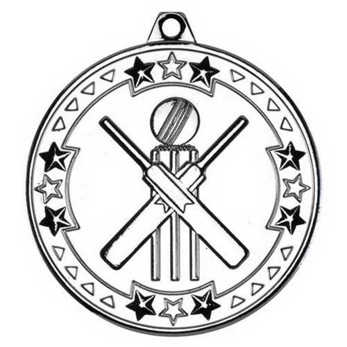 Cricket Tri Star Medal Silver