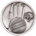 Cricket Medallion Antique Silver