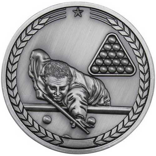Pool & snooker Medallion Antique Silver